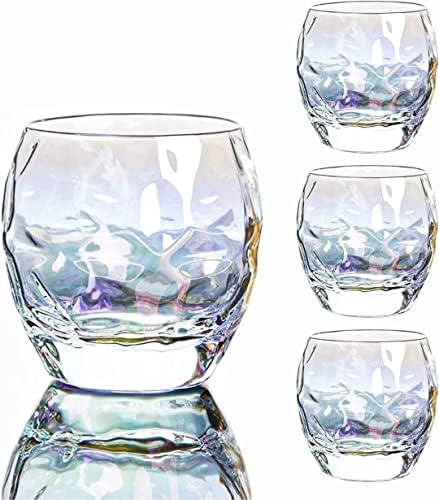 JoyJade Whisky Rock Glass 4 Set čaša za piće 12oz Barware za Burbon Scotch Rum Liquor alkohol Tumbler