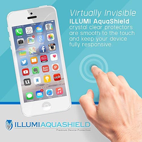 ILLUMI AquaShield zaštitnik ekrana kompatibilan sa Samsung Galaxy A9 no-Bubble jasnim fleksibilnim TPU filmom visoke definicije