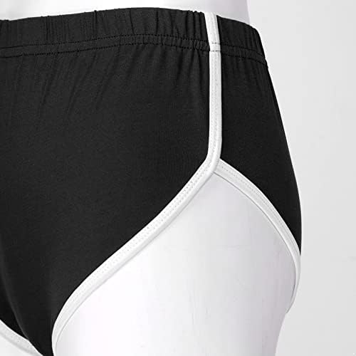 Yanarno Ženske prugaste čvrste sportske kratke hlače Jednostavne labave kratke hlače Ležerne hlače za mršavljenje GYM WEY