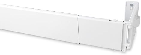 Rod Desyne AMN-WP4028 Široki džepni štap za zavjese, 28-48 inča, bijeli