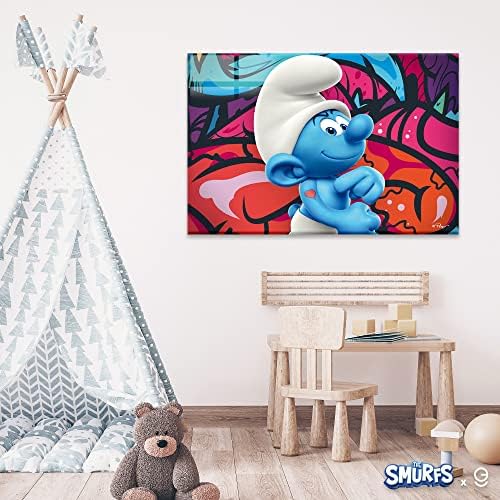 The Smurfs akrilni okvir Moderna zidna umjetnost - EGD X The Smurfs serija - Prime Collection - Dizajn enterijera