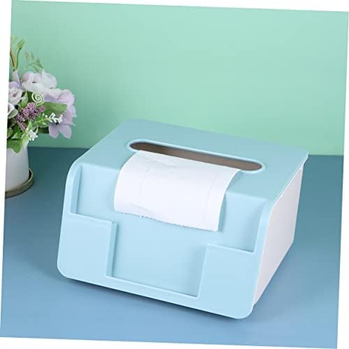 Homoyoyo 1pc kutija za papir ručnici tkivni držač plastičnog tkiva kutija salveta kutija za skladištenje tkiva tkiva kutija salveta tkiva kutija salveta u obliku tkiva Papir salveta plava