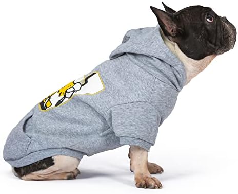 Kikiriki za kućne ljubimce Woodstock Collegiate džemper za pse, Veliki | Meka i udobna pasa košulja za pse