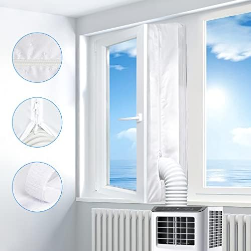 GruntBear Universal prozor za prijenosni klima uređaj, prijenosni klima uređaj za brtvljenje prozora,
