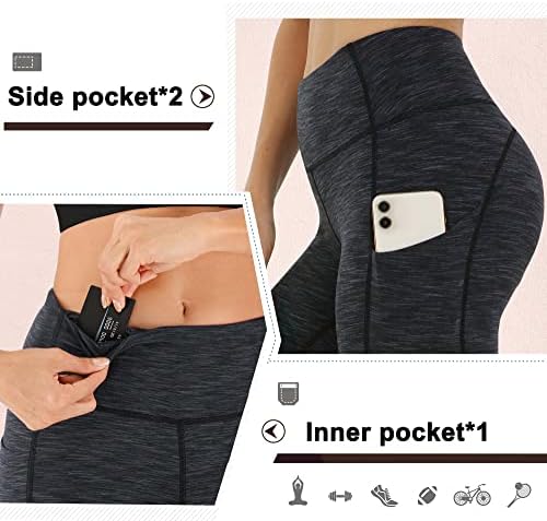 Iuga joga kratke hlače za žene sa džepovima 8 / 5 biciklističke gaćice za žene visoke strukske kratke hlače