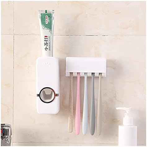 Rae Dunn kupaonica Pribor za kupatilo Postavite držač četkica za zube Automatska pasta za zube