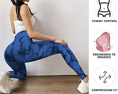 Teretana Bespremljene tajice High Squik Butt Lift Gambers for Womens Gym Workout Yoga Hlače