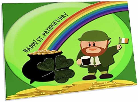 Dan 3drose Sandy Mertens St. Patricks - Pronalaženje lonca zlata - Desk Pad Place Mats