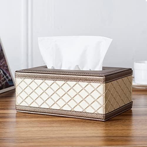 SDGH Kućni tkivni tkivo Retro PU kožna raspršivačica Boxdesktop Office Shop ukrašena papirnati ručnik kutije za odlaganje salvete