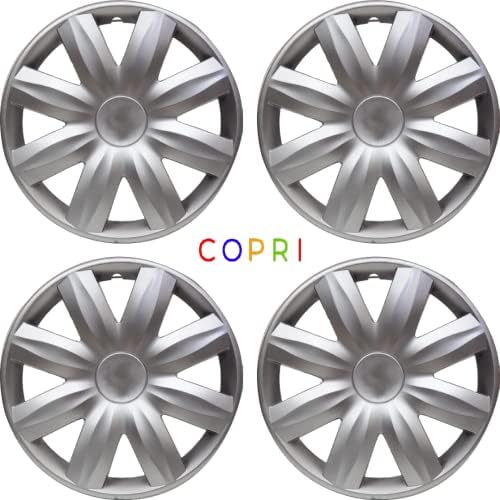 Coprit set poklopca od 4 kotača 14 inčni srebrni čvorište Snap-On Fits Toyota