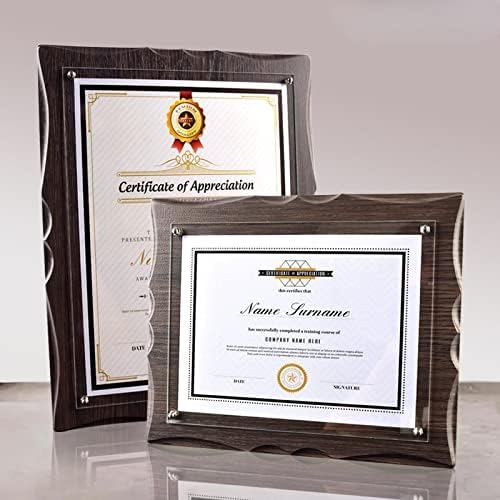 Moneyn Drveni certifikat Foto okvir A4A5 Autorizacija Ploča za autorizaciju Posredna Medalna prezentacija Poslovni