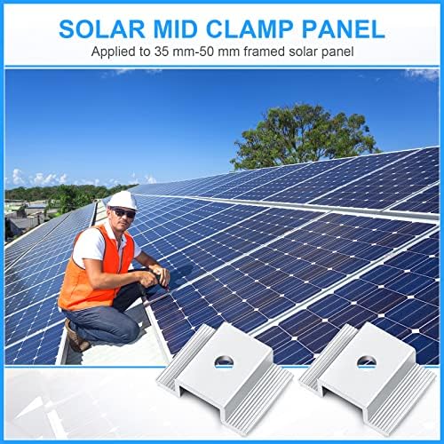 Zhengmy Solar Panel Mid Clamps 1.06 Inch Solar Panel Bracket Aluminijum Montažna oprema Aluminijumska solarna