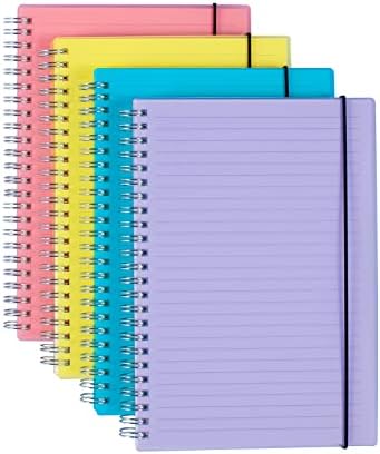 Spiral Notebook College vladao je 4 pakovanja sa papirom debljine 120 GSM, A5 spiralno obloženim pisaćim