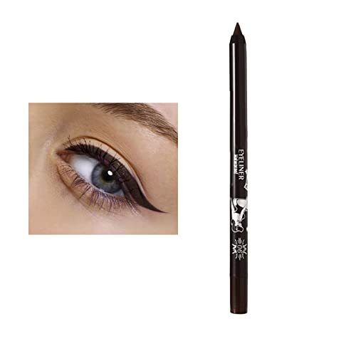 npkgvia 10 duginih boja olovka za oči ljepilo Pen 2 u 1 olovka za usne dugotrajna vodootporna