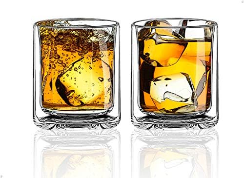 Sun's Tea čaša za piće sa duplim zidovima, čaša u stilu Menhetna za tople i hladne tečnosti, viski,