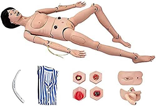 Njega pacijenta za život pacijenta manikin PVC gerijatrijski model obuke sa izmjenjivim genitalijama i modulima za nege za medicinsko usavršavanje