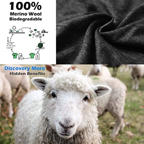 Merino Protect Merino vuna T-Shirt za muškarce kratki rukav otpornost na miris lagani osnovni sloj za putovanja planinarenje