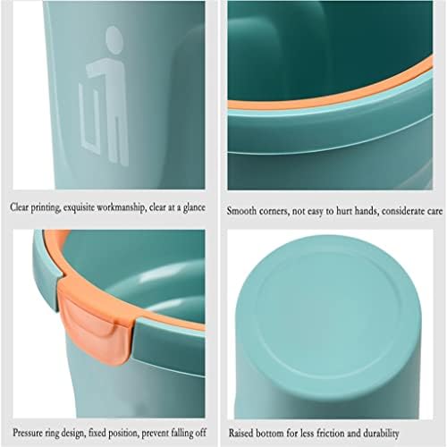 Paifan kućni smeće može kreativno jednostavno veliki bez poklopca s pritiskom kuhinja dnevni boravak za skladištenje toaleta Košarica / plava / b