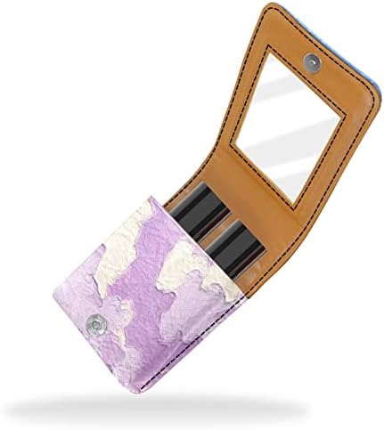 ORYUEKAN Mini torba za šminkanje sa ogledalom, torbica za kvačilo od umjetne kože, uljana slika umjetnički