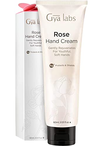Gya Labs Rose krema za ruke hidratantna za suhe ruke & amp; ispucala koža-obogaćena Shea maslacem