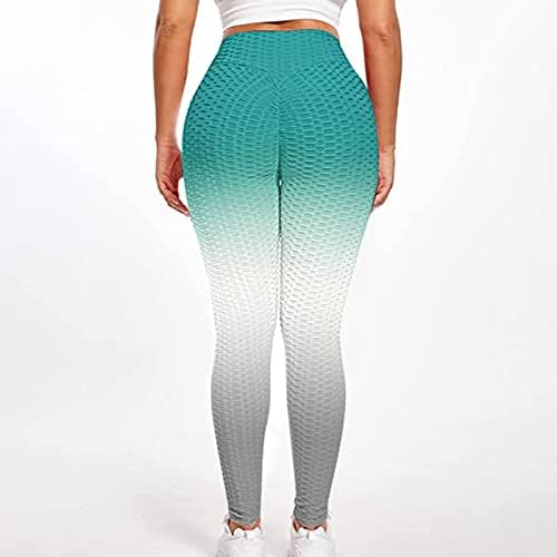 Gradient Tie-Dye Workout Yoga helanke za žene Tajice visokog struka Ultra meke brušene elastične udobne Jogger hlače za vježbanje