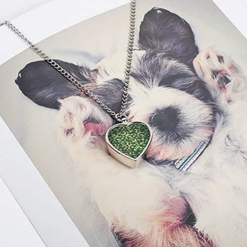Vojno zelena kamuflažna ogrlica od urne za pse mačka kremiranje nakita Memorijalna uspomena držač