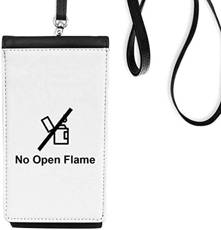 Bez otvorenog plamena crni simbol uzorak telefon novčanik torbica viseći mobilni torbica crnog džepa