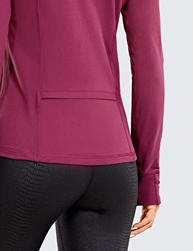 CRZ joga ženska četkana puna zip jakna s kapuljačom Sportska odjeća za vježbanje s kapuljačom trkačka