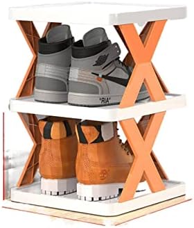 Moumo stalak za obuću višeslojni sklopivi jednostavni nosač cipela Početna Balkon Skladišni nosač spavaća soba Spavaća soba Mali sklopivi ormar za cipele