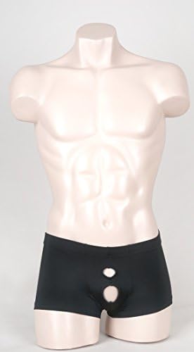 Donje rublje Muški bokser sa otvorom, crni, srednji, 98 gram - Svejteć