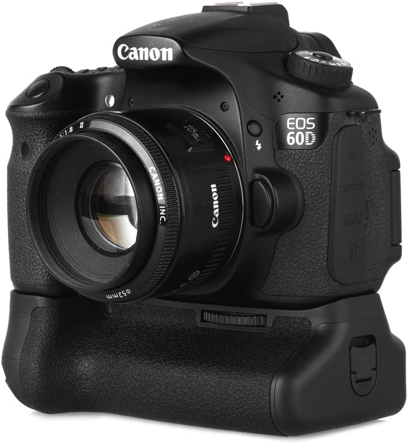 PIXEL BG-E9 Upit za bateriju za Canon 60D DSLR fotoaparat Kompatibilan sa 2 baterije LP-E6 / LP-E6N