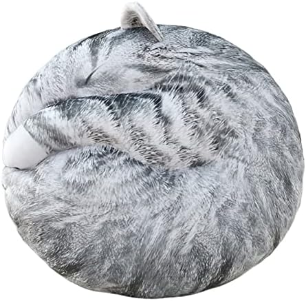 Jrenbox plišane igračke simulaciju mačke jastuk ljubi lutka lebdeći kućni stolica sjedeća jastučića boja: siva,