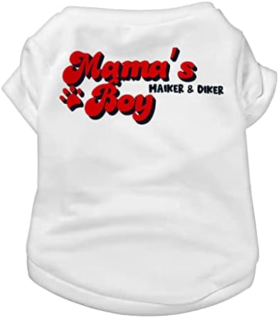 Mama majica mamice - porodična pasa - slatka odjeća za pse - bijela, 2xl