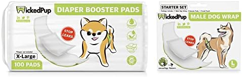 WICKEDPUP jastučići za pelene za pse, Plus paket paketa vrijednosti Stater Set