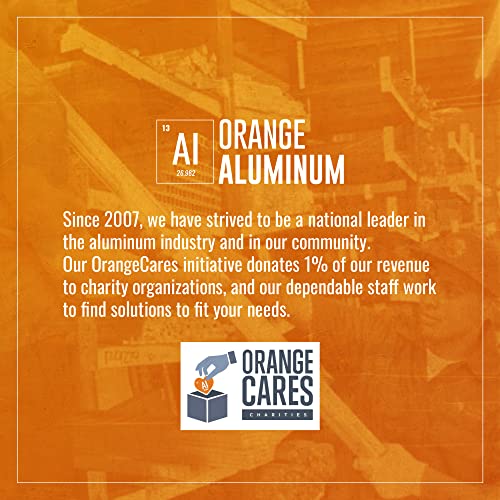 Aluminijum Z Bar od narandžastog aluminijuma, Ekstruzija metalne šine sa Dvokutnim Z-Kanalnim profilom, 1
