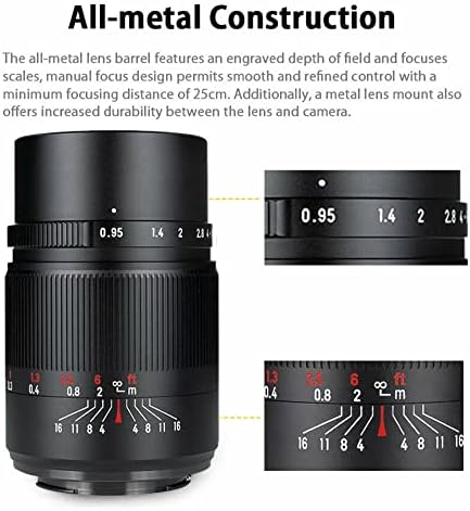 7artisans 25mm F0. 95 APS-C širokougaoni ručni glavni objektiv veliki otvor za Nikon Z montažu kamere