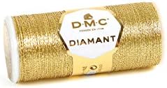 DMC Diamant Metalni navoj za igalu, 38,2-dvorište, svijetlo zlato