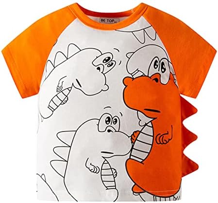 Dječja sportska majica Toddler Cartoon Dinosaur Boy majica kratkih rukava majica 1 godina-7 godina