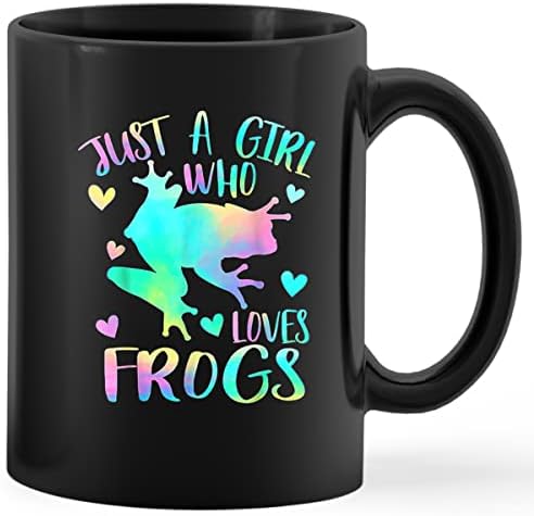 Kunlisa samo djevojka koja voli žabe keramičke šalice za kavu mlijeko čaša čaša čaša, slatka neon sjajna žaba šalica, ljubičasti pokloni na hippojdžerima, tinejdžeri djevojke pokloni