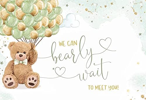 HUAYI možemo biserno čekati da Vas upoznamo pozadina za tuširanje beba dekoracija medvjeda pozadina