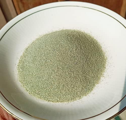 Prirodni zeleni agat drobljeni fini puder 300 CT / 60 GM, prašak za prašinu za slikanje, Gemart, mineralna umjetnost