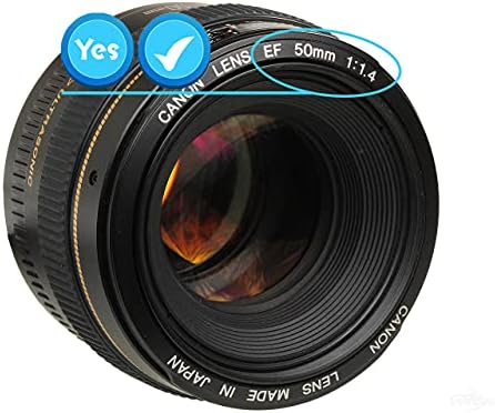 50 mm poklopac objektiva Kompatibilan je za Canon EF 50mm f / 1.4 USM, HUIPUXIANG 58MM Thread [2 Pack]