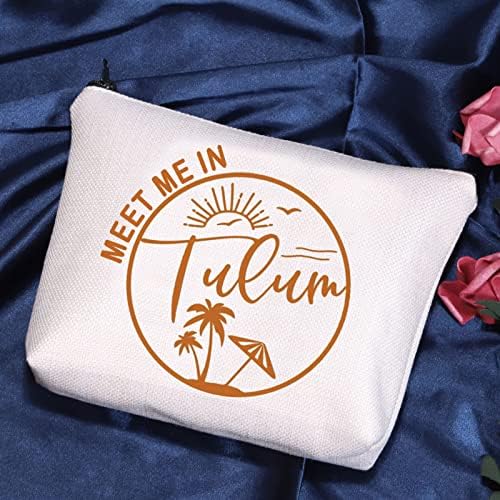 POFULL TULUM Meksiko poklon Upoznajte Me u Tulum putnoj kozmetičkoj torbici Tulum poklon dobrodošlice