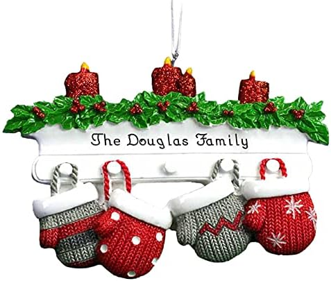 Rukavice 2021 Dekoracija Porodična Božić Božić Obiteljski ukrasi Tree Božićni ukrasi DIY CHING