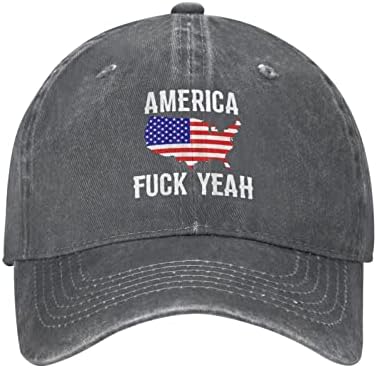 Amerika - Jebi se! Kaubojski kapa crni muškarci žene hat modni sunhat vintage traper šešir tata kape