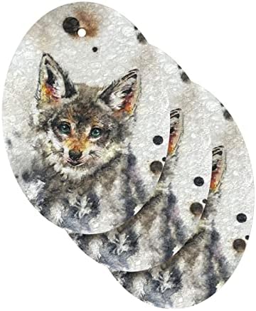 Alaza Slatka vučja životinja Print Prirodna spužva Kuhinjski celulozni spužvi za jela Perilica kupaonica
