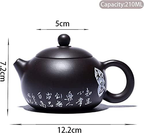 Moderni čajnik čajnik 210ml Purple Clay teapots infuser u obliku kuglice u obliku čajnih čajnih čajnika Handmade Tea teapots