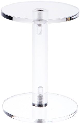 Plymor Clear akrilni okrugli stalak za postolje sa šipkom 8 inča x 6 inča