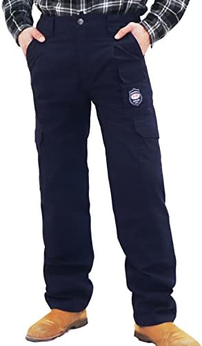 Bocomal Fr pantalone za muškarce dvostruke prednje otporne na plamen tereta srednje težine sa više