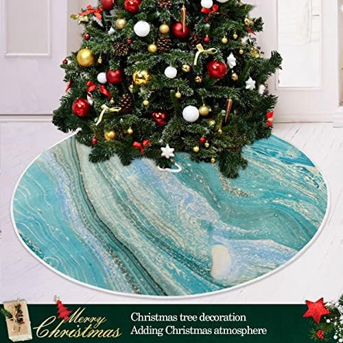 Baxiej Velike božićne suknje mat plavo marke, zimske Xmas Holiday Party Decoration suknja 47,2 inča za unutarnju vanjsku hranu